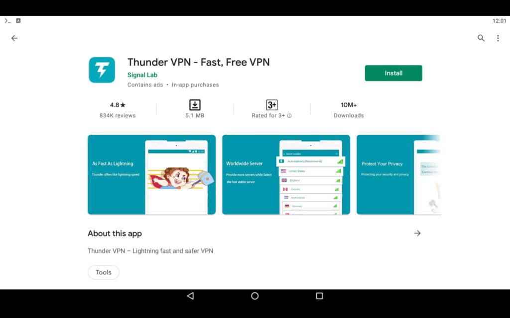 Install Free VPN App