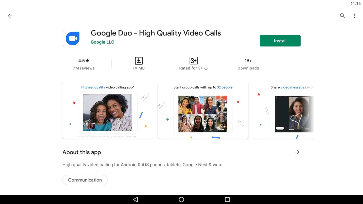google duo download for pc