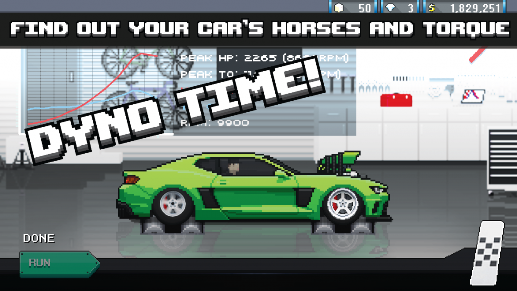 Pixel Car Racer Dyno Time