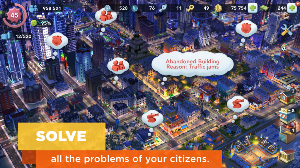 SimCity BuildIt Solve All Problems