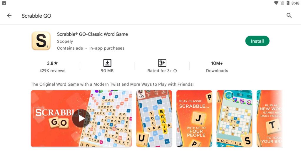 Scrabble GO Install