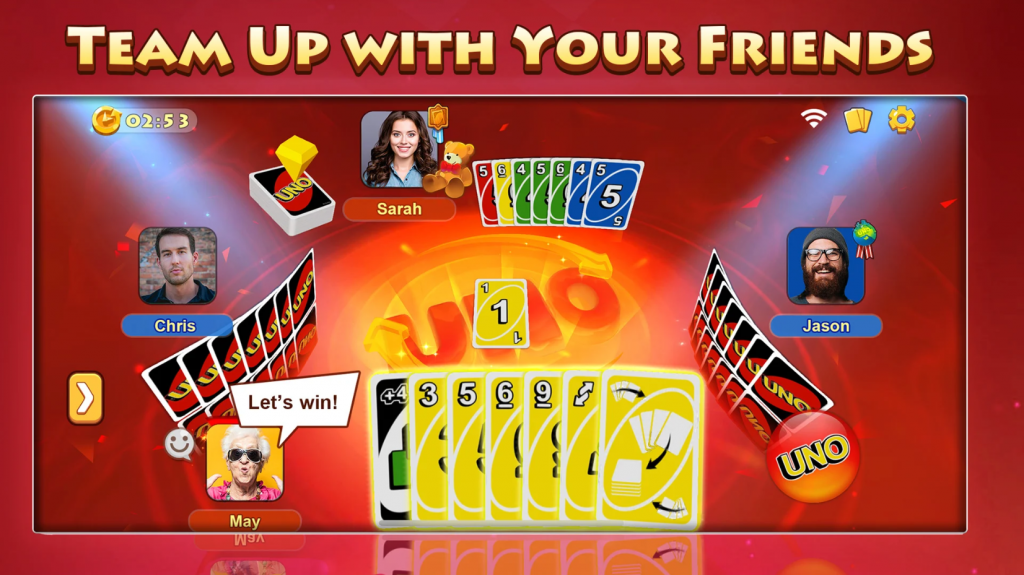 UNO Team Up With Friends