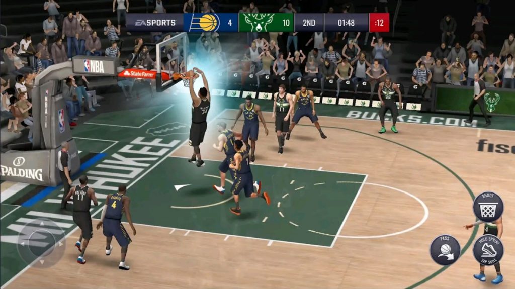 NBA Live game play